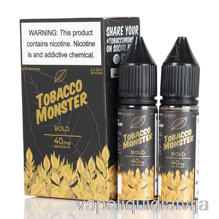 Treknrakstā - Tabakas Monstru Sāļi - 30ml 24mg Vape šķidrums